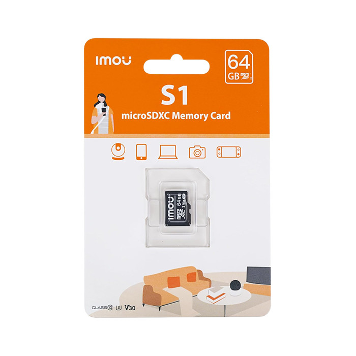 رم (کارت حافظه) آیمو ظرفیت 64 گیگابایت microSD کلاس ۱۰ استاندارد UHS-II با سرعت ۱۰۰MBps